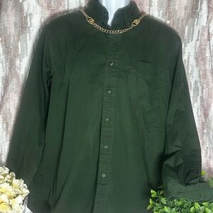 Men's dark green shirt
